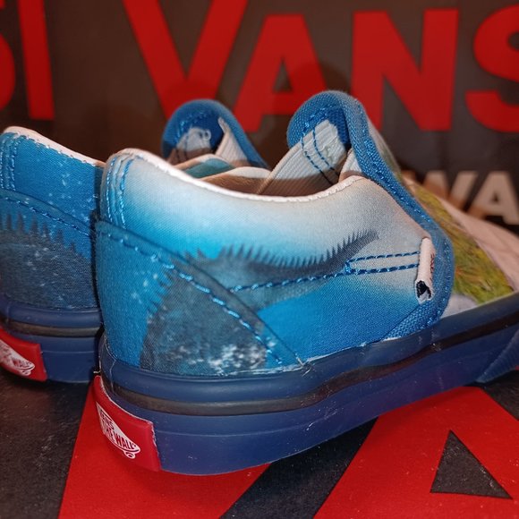 VANS CLASSIC SLIP-ON SURF MONSTER Size 4 T (no box) - Picture 8 of 11